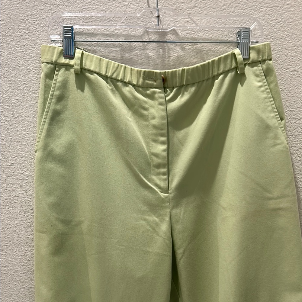 TALBOTS Light mint Green wide leg Trousers size 12